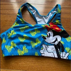 Disney sports bra. Color-blue and yellow. Size-Women’s small -fits a and b.